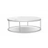 White Top/Silver Frame