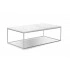 White Top/Stainless Steel Frame
