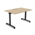 Conference table FLIP-TOP.II with a ZNZ010 Grommet