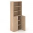 C6H080 - Cabinet (with lock, 4 shelves and fixed shelf; without base)
