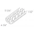 39515 - Polystyrene telecanal, modular and articulable, with easy connection system to make a telecanal in progression