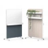 <b>CDC123</b> - Front panel Melamine or Upholstered, Rare panel Paintable HPL + Melamine or Upholstered