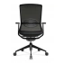 881 - Chair w/Black Base & Back Frame, Black Arms