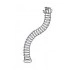 395258 - Black Cable Spine (Pack 3 Units)