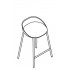 TE11HF - high stool; counter height