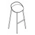TE01HF - high stool; bar height