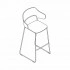 AF03 - high stool; bar height