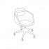 UFP11K - chair w/5-star base & castors 