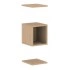 <b>ZCA332</b> - Set of 2 shelves and closed shelf box