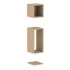 <b>ZCA536</b> - Set of shelf, open and closed shelf boxes 