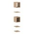 <b>ZCA632</b> - Set of 3 shelves, open and closed shelf boxes