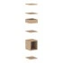 <b>ZCA642</b> - Set of 4 shelves, planter box and closed shelf box