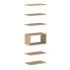 <b>ZCA671</b> - Set of 5 shelves and open shelf box