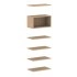 <b>ZCA673</b> - Set of 5 shelves and closed shelf box
