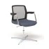 Black Backrest, Chromed Armrests, Soft Armrests Pads, 4-Star Polished Al Base