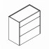 Width 32.6", 3 Drawers