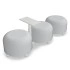 Dots 3 Poufs w/Table