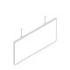Fixed to Ceiling w/Long Edge