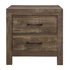 Corbin Faux Wood Veneer/Wood 2-Drawer Night Stand