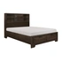 Chesky Wood/Wood Veneer Storage Platform Bed, Queen Size