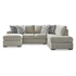 Right 2-Piece Sectional w/Chaise