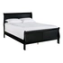 Mayville Wood Sleigh Bed, Queen Size