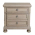 Bethel Wood Veneer 3-Drawer Night Stand