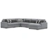 5-Piece U-Shaped Sectional w/Right Chaise