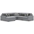 5-Piece Sectional w/Left Chaise