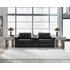 3-Piece Modular Loveseat with Audio Console