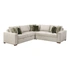 L-Shaped 3-Piece Sectional with Pull-out Bed