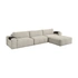 4‑Piece Sofa Chaise with Ottoman