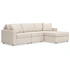 3-Piece Sectional Sofa w/RAF Chaise