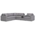 6-Piece L-Shaped Sectional w/Audio Console