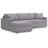3-Piece Sectional Sofa w/LAF Chaise