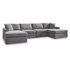 4-Piece U-Shaped Double Chaise Sectional