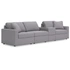 4-Piece Modular Sofa w/Storage Console