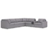 7-Piece L-Shaped Sectional w/Audio Console