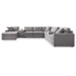 8-Piece U-Shaped Sectional w/LAF Chaise & Storage Consoles