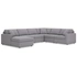 6-Piece U-Shaped Sectional w/LAF Chaise