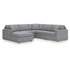 5-Piece U-Shaped Sectional w/LAF Chaise