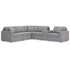 6-Piece L-Shaped Sectional w/Storage Console