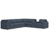 7-Piece L-Shaped Sectional w/Storage Console & RAF Corner Chair