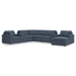 8-Piece U-Shaped Sectional w/RAF Chaise & Storage Consoles