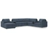 8-Piece U-Shaped Sectional w/LAF Chaise & Audio Consoles