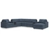 8-Piece U-Shaped Sectional w/RAF Chaise & Audio Consoles