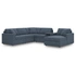 6-Piece U-Shaped Sectional w/RAF Chaise & Audio Console