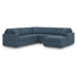 5-Piece U-Shaped Sectional w/RAF Chaise