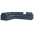 6-Piece L-Shaped Sectional w/Storage Console