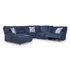6-Piece U-Shaped Power Reclining Sectional w/LAF Chaise